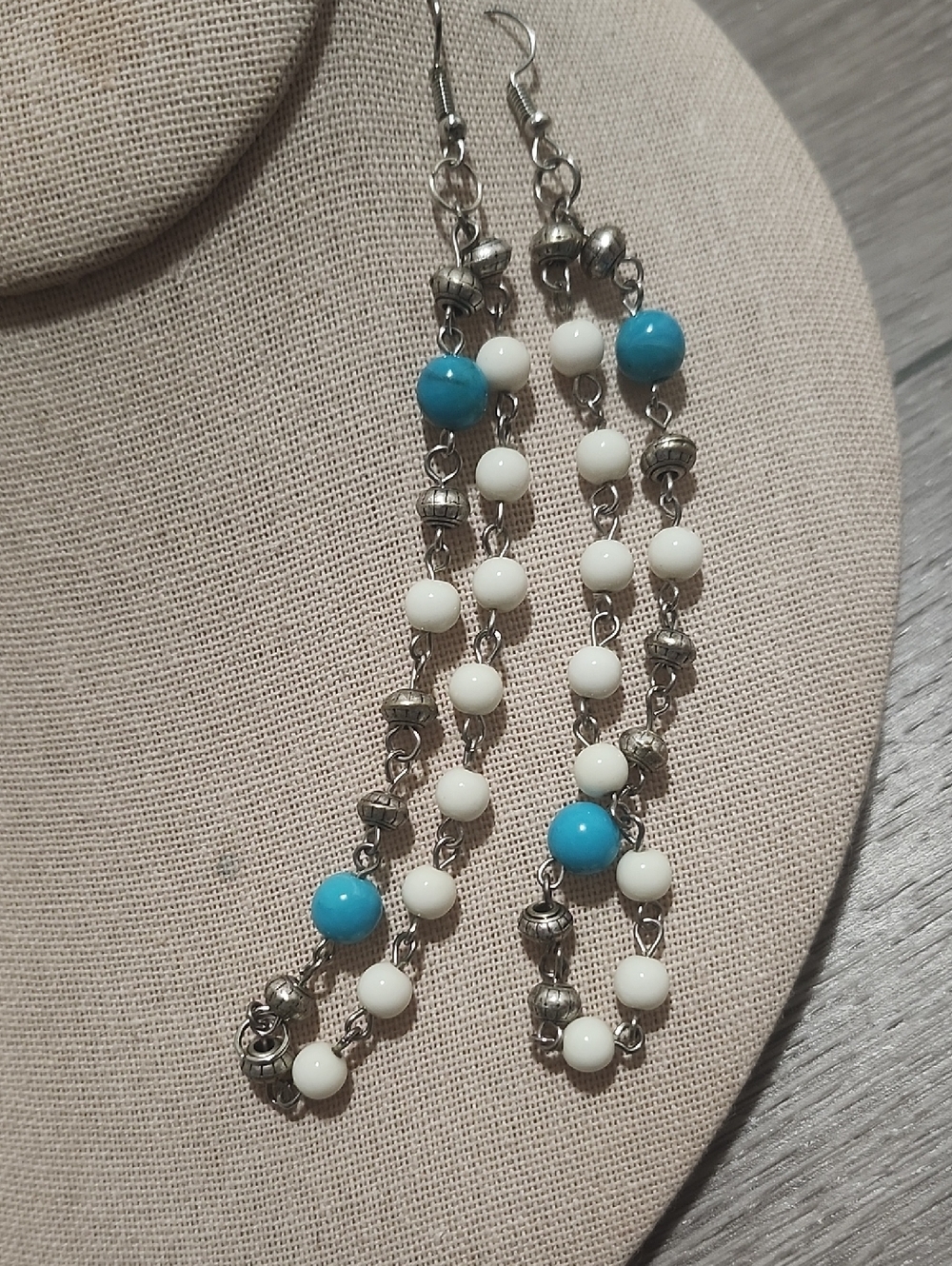 Handmade Desert Rain Drops Dangle Earrings